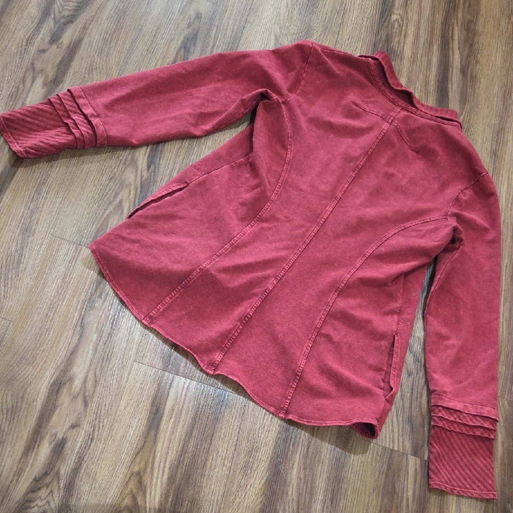 Testimony Los Angeles Red Jacket Size Medium Victorian Goth Vintage Style - Picture 8 of 9